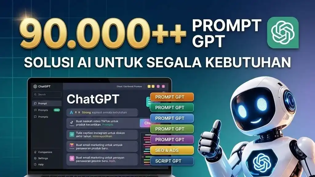 90.000+ Mega Bundle Prompt ChatGPT: Copywriting & Produktivitas